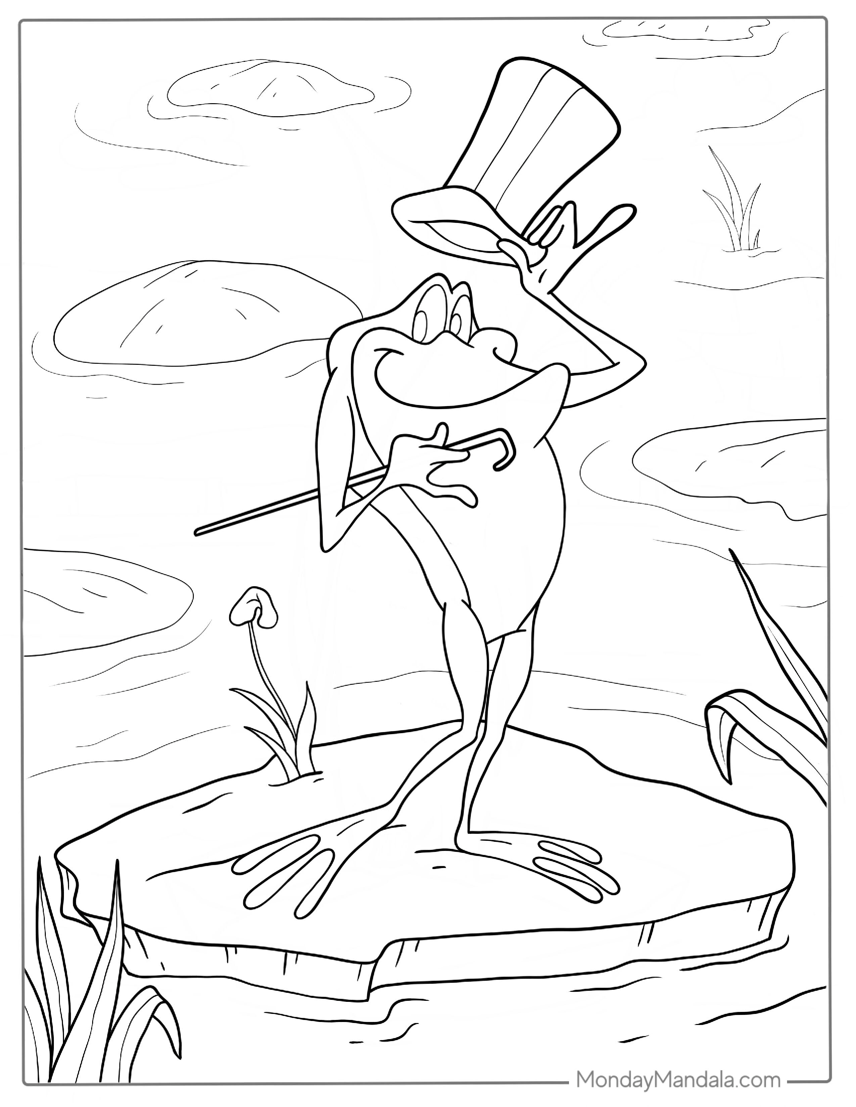 Michigan J. Frog Fron Looney Tunes To Color