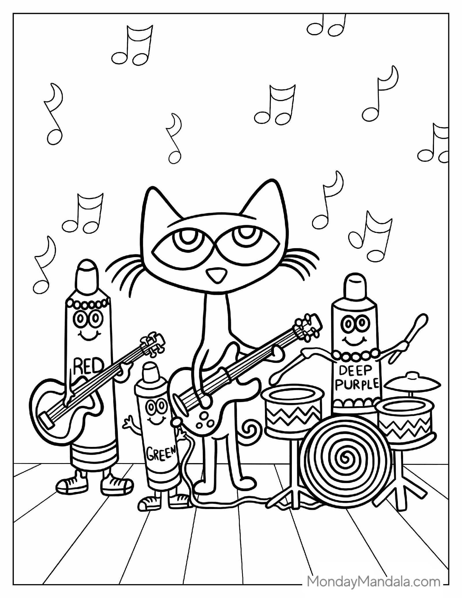 Pete The Cat In a Band