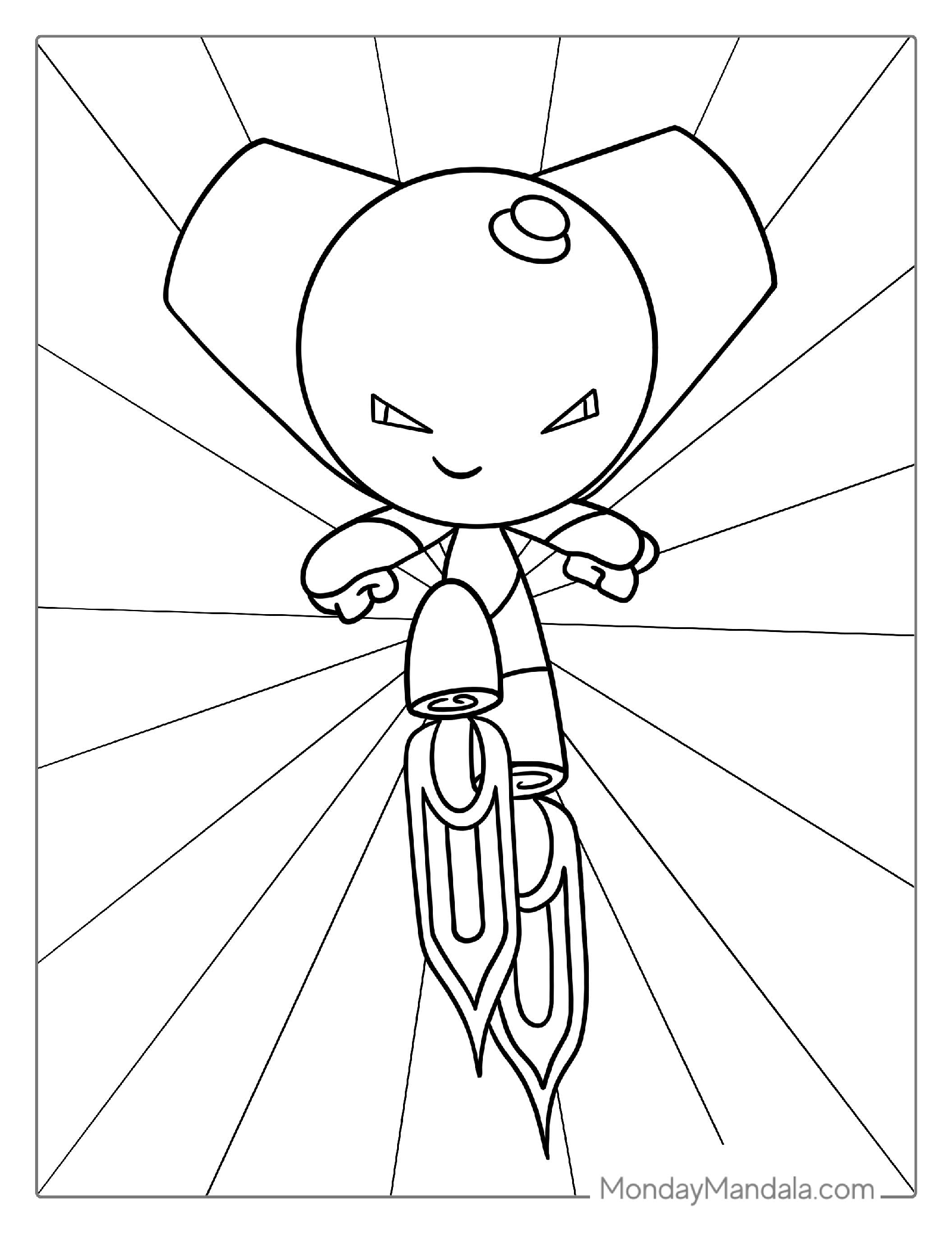 Robotboy Coloring Page For Kids