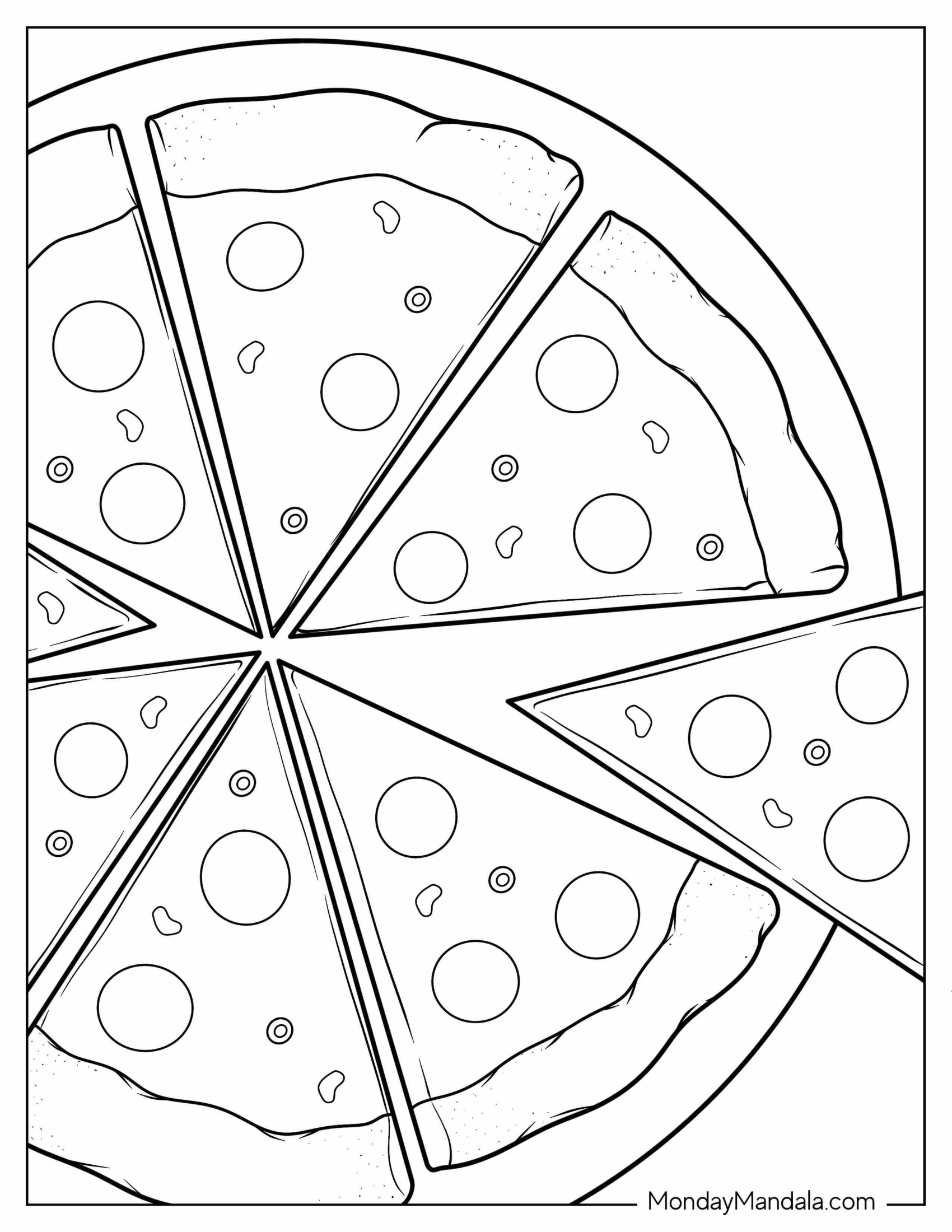 Simple Outline Of Wood Fired Pizza