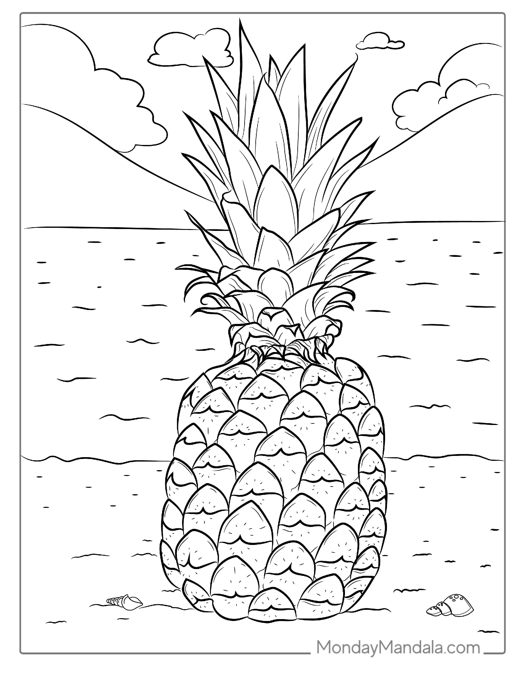 Tropical Themed Pineapple