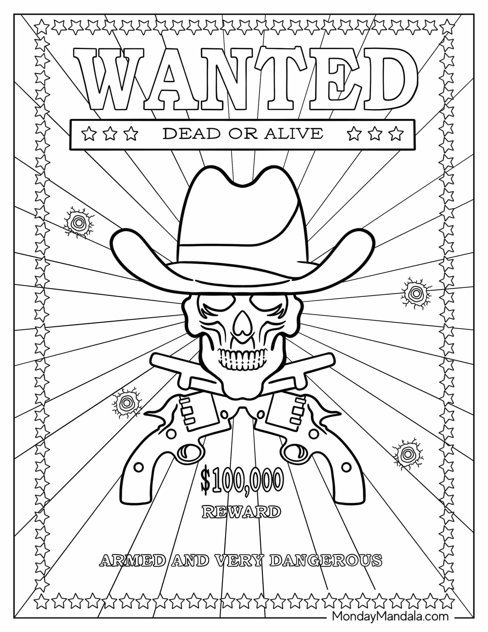 Wanted Cowboy Poster